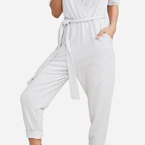 Hatch Collection Nurse to Errands Jumpsuit Size 1 in Oat Melange